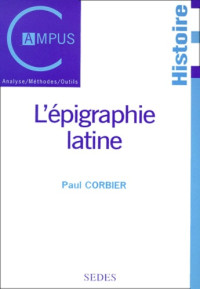 Image of Épigraphie latine (L')