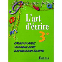 Art d'écrire (L') - 3ème